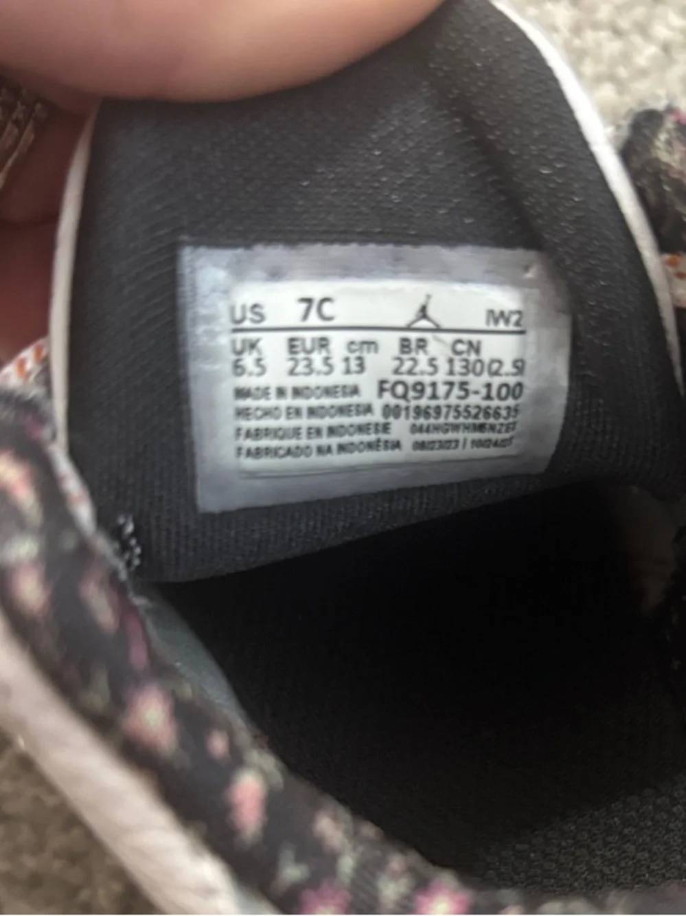 Jordan youth sneakers